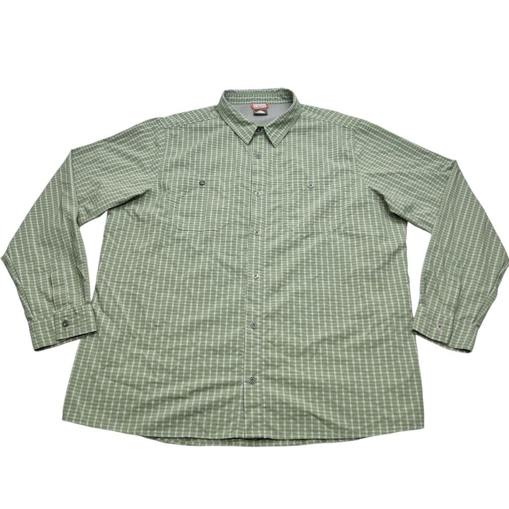 Nike ACG Shirt Mens XXL Green Vented Hiking Fishing‎ Camping Outdoors Top